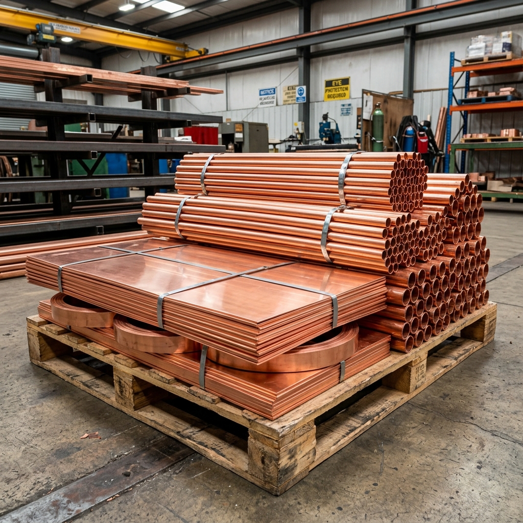 Copper Sheets, Strips & Tubes